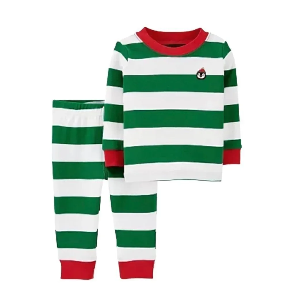 NWT Bundle of 2 Holiday 2-Piece Bodysuit Skirtall Set and Pajama Set in Size 3M